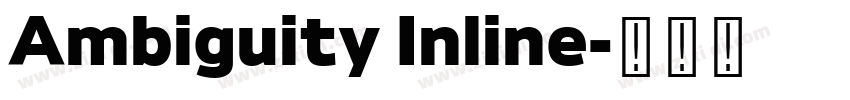 Ambiguity Inline字体转换